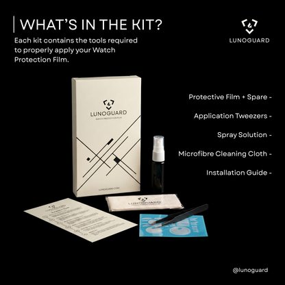 LunoGuard watch protection kit